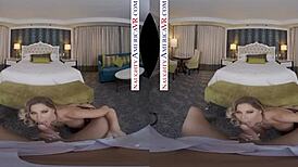 naughty america - jessa rhodes gets her wet pussy on you with deepthroat and handjob.