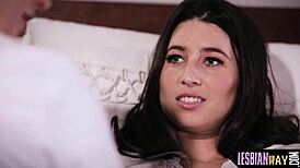 seductive milf engages in intimate lesbian encounter with cute babe