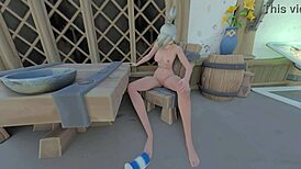 omg, mercy outgrows blizzard world spawn, it's so crazy weird... i can't even explain this hentai stuff properly!