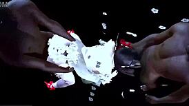 信じられない2人のBBC男が3Dアニメで私の巨乳チックをドリル！