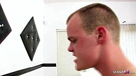 masseuse tricks virgin boy into hard fuck session