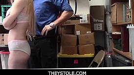 Theystole - Busty Russian Teen Fucked After Interrogation