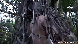 daddy and boy explore gay sex for the first time, bare and new