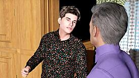 aaron knocks up issa with baby bump