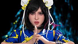 Chun Li Sex Doll Brunette Anime Asian Toys Hentai Real Doll