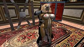 Unusual Furry Yiff with Big Ass in 3D