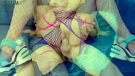 Fuck the rave queen! Big ass tits monster cock blowjob!