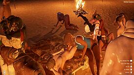 wildlife orgy in 3d hentai group