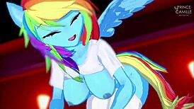 Rainbow Dash Craves Your Touch And Ride