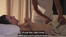 ugh, she picked the wrong masseuse and got more than expected