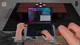 Ripples 76! Cute hentai teen in ripped outfit gets wild!