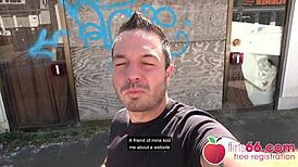 Stairwell banging with cute German teen Jessii Van Riva! 😍