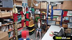 Redhead Irish teen with ivory skin gets bent over for rough doggystyle