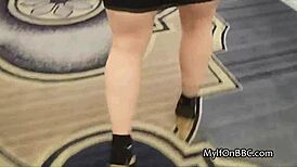 i'm a nervous curvy milf trying a big black cock