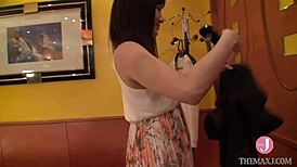 Slut Rides And Licks While Getting Cumshot On Boobs