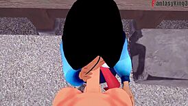 Fa Mulan surrenders to POV fucking