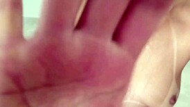 sexy woman sucking and asking to cum for cuck to clean