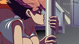 Check out this subtitled hentai from a girl's view, part 2, with big tits and gangbang action 😍