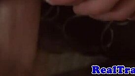 Real Amateur Friends Share Dinner and Hard Cock in Private