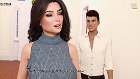 What happens in Being a Dik's chick route with big ass and tits?