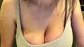 Pregnant Stepmom's Natural Tits Get a Sensual Outdoor Massage