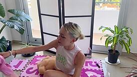 petite argentinian squirts double when i fuck her gaping asshole