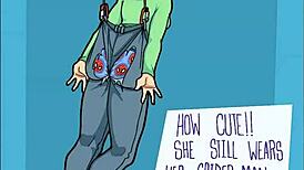 Cartoon Girl Wedgie Compilation 1