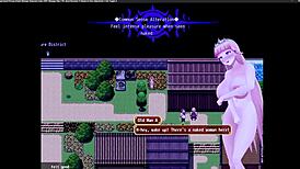 Princess Knight Masturbates In Outdoor Hentai Game.