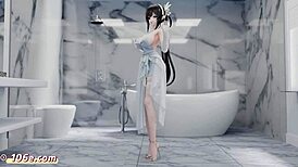 hey, check this hot 3d anime dance with zhenhai vibes