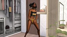 Stepdaughter fucks stepdad hard while stepmom watches