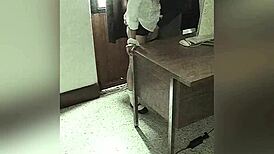 mexican student lets teacher fuck her in office for better grade