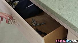 hey, this tongued teen 18+ gets a hardcore facial