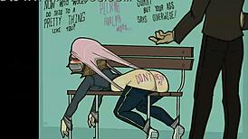 Cartoon Girl Wedgie Compilation 1