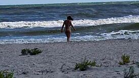 man, public sex on beach was crazy wild with shaved pussy