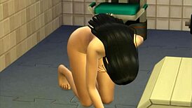 EXTRA HOMEWORK in SIMS 4 18 SPANISH HENTAI CARTOON ACTION