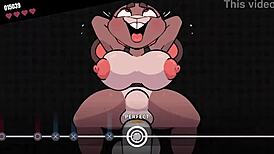 beat the boss with banging in furry group hentai