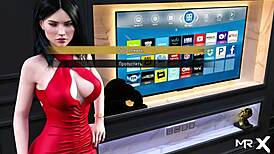 Wow, double blowjob in fashion business game!