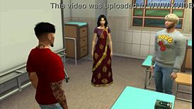 EXTRA HOMEWORK in SIMS 4 18 SPANISH HENTAI CARTOON ACTION