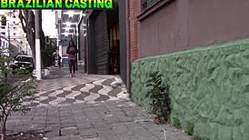 after the party, tired latina gives delicious asshole