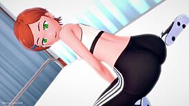 gwen visits nurse for big cock hentai 😈