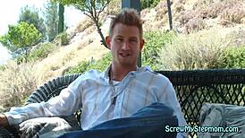 Hey, wanna see this neglected milf bang her stepson hard?