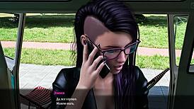 Milfs of Sunville Part 9: College Girl Rides Monster Cock