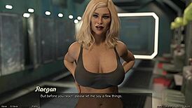 Reagan's Big Tits Lead To Creampie In Space