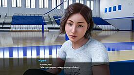 Milfs of Sunville Part 9: College Girl Rides Monster Cock