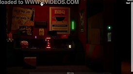 In heat FNAF Rule 34 hentai game with ROUGH FURRY FUCKING at night club.