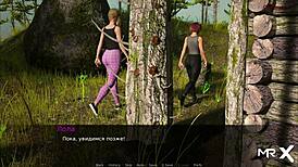 dusklightmanor - man excites girl on vacation in anime pov scene