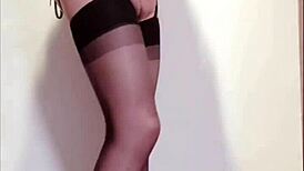 hey, ever seen a shemale in a tight corset jerking off like selena does?