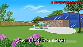 Brazilian gay cartoon shows black passive in sex