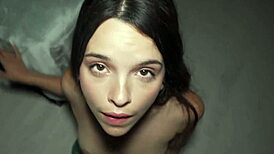 Cute spanish teen pounded in missionary quickie