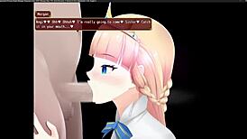 Princess Knight Masturbates In Outdoor Hentai Game.